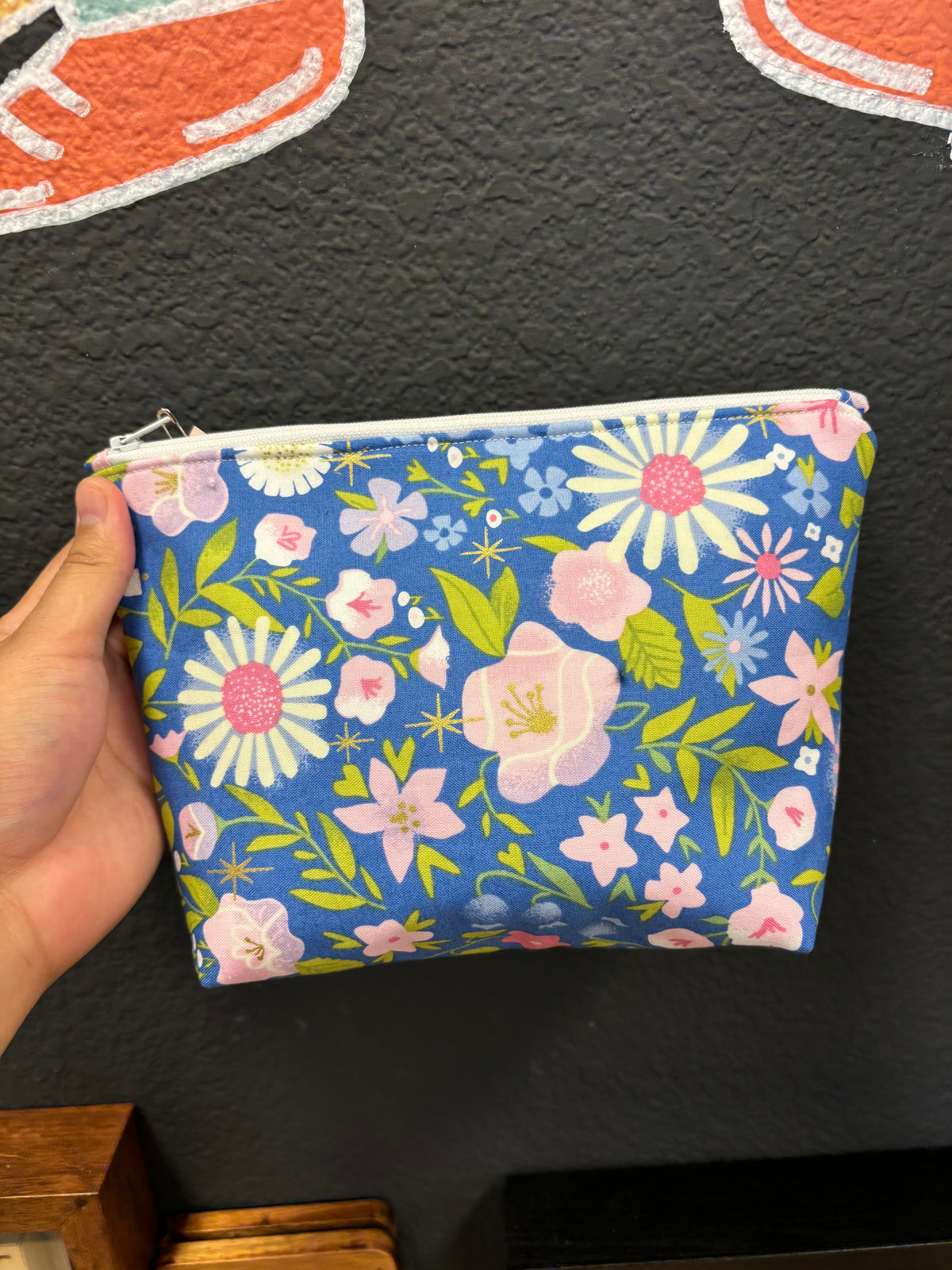 Blue + Floral MultiUse Purse