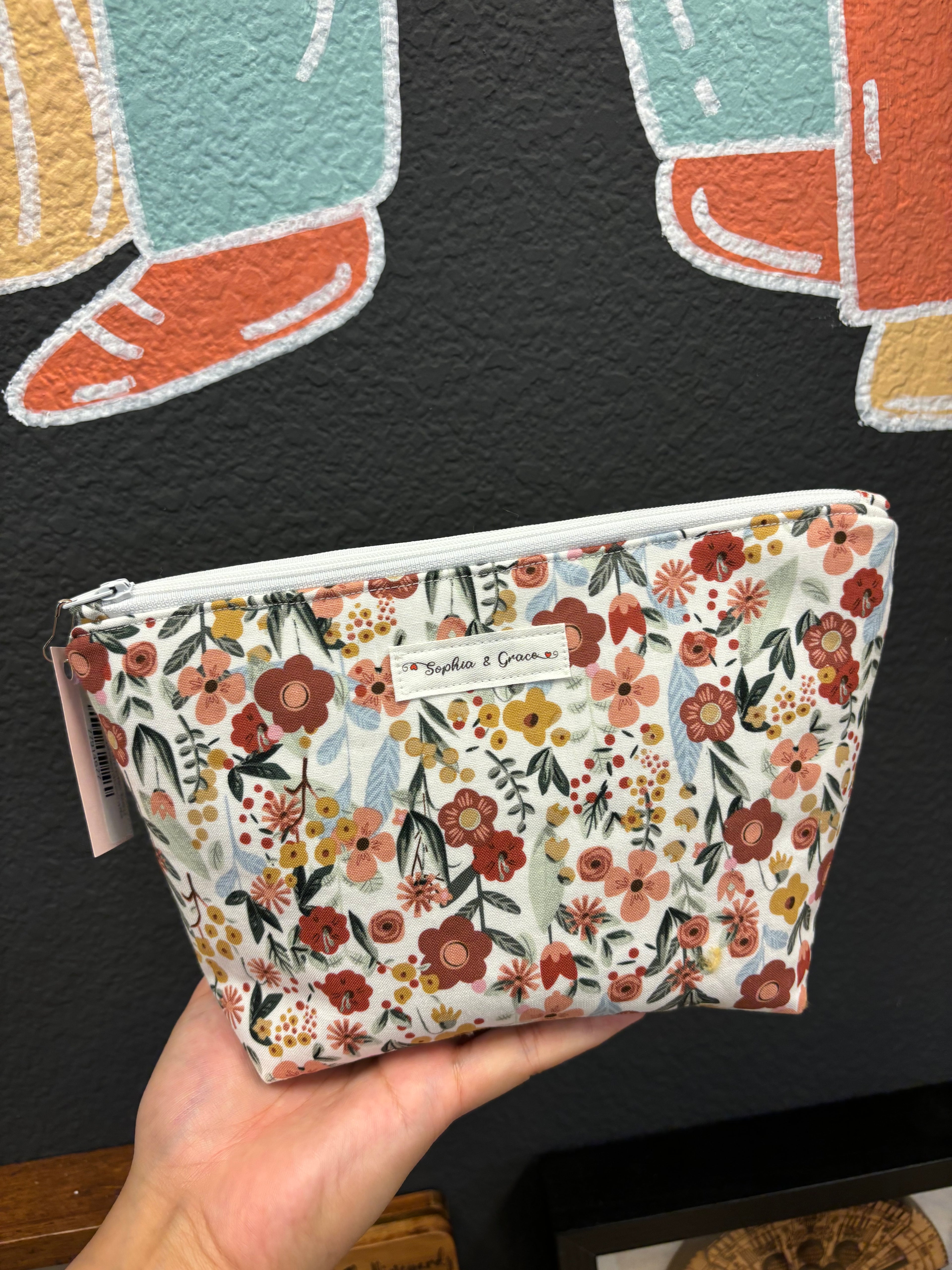 Wildflower Floral MultiUse Pouch