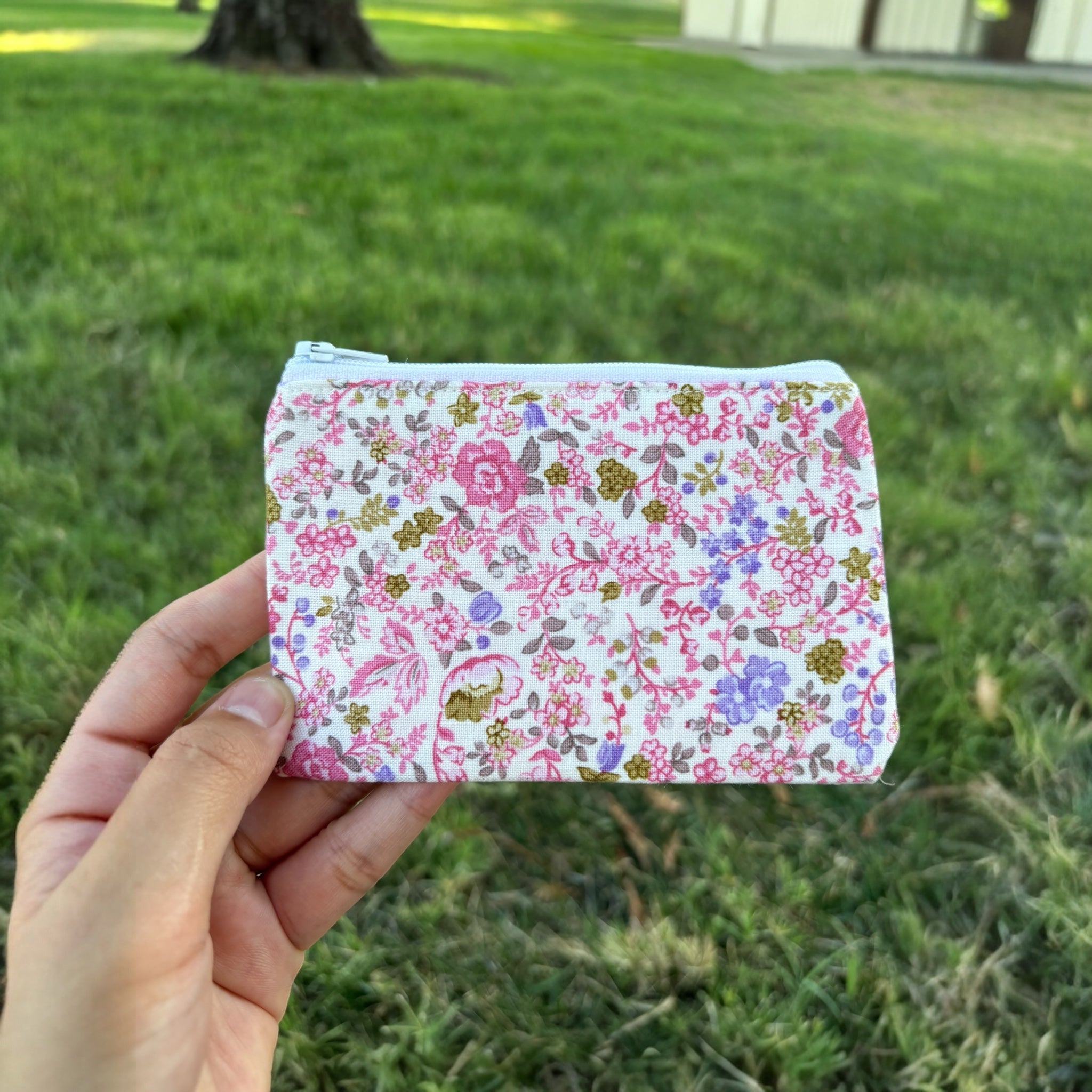 Pink Floral MultiUse Purse
