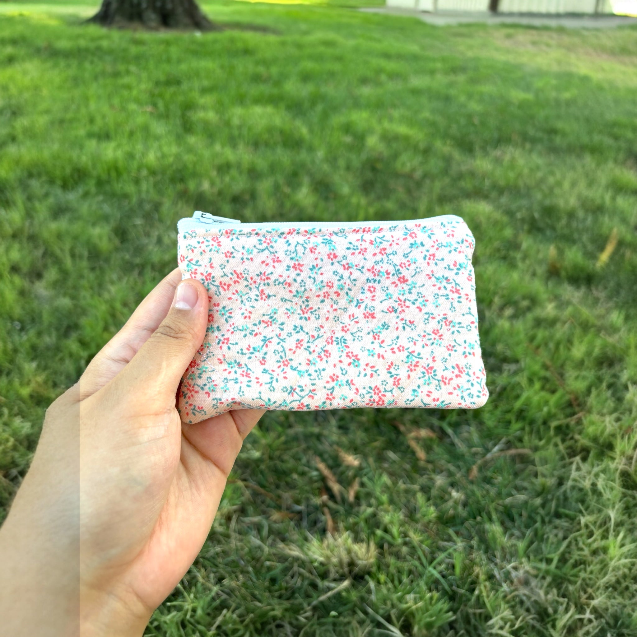 Light Pink + Floral MultiUse Purse