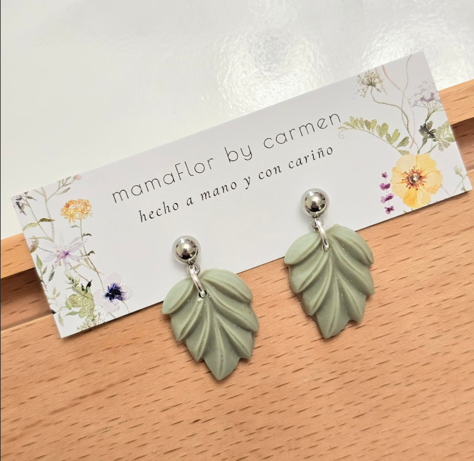 Dainty Sage Leaf Dangle
